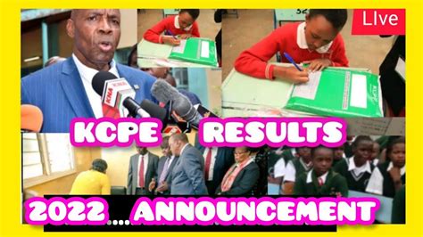 kcpe 2022 results announcement.